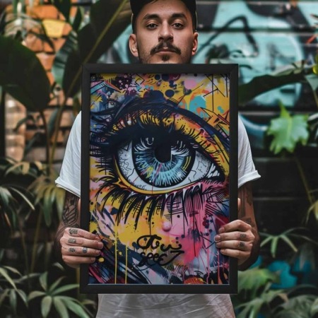 bold big eye graffiti